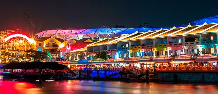 Sehenswertes in Singapur Clarke Quay