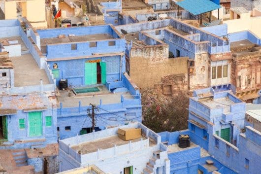 Blauen Stadt in Indien
